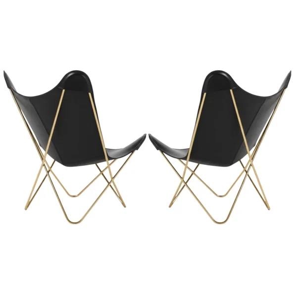 Leather Butterfly Chair - SAINT STAG
