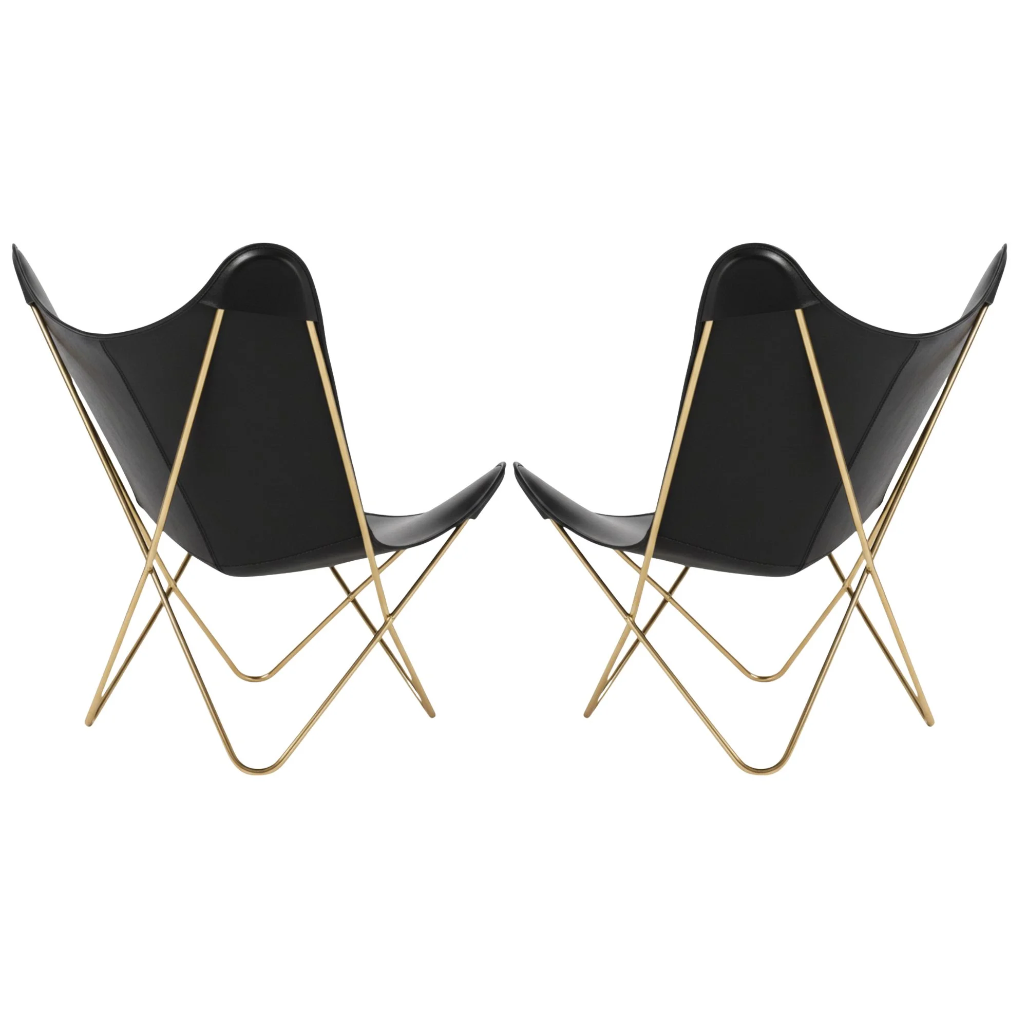 Leather Butterfly Chair - SAINT STAG