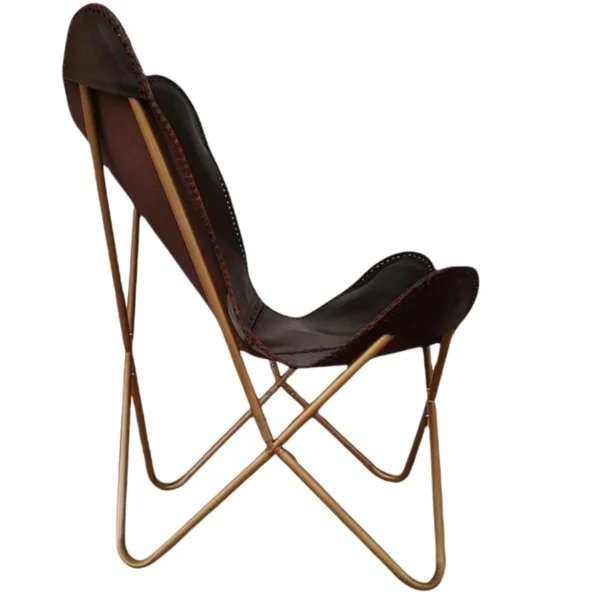 Leather Butterfly Chair - SAINT STAG