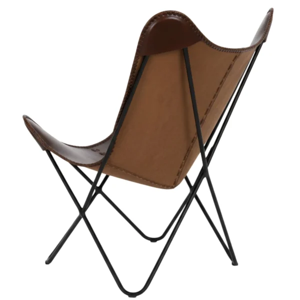 Leather Butterfly Chair - SAINT STAG