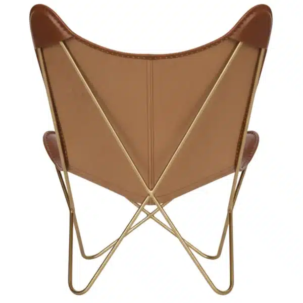 Leather Butterfly Chair - SAINT STAG