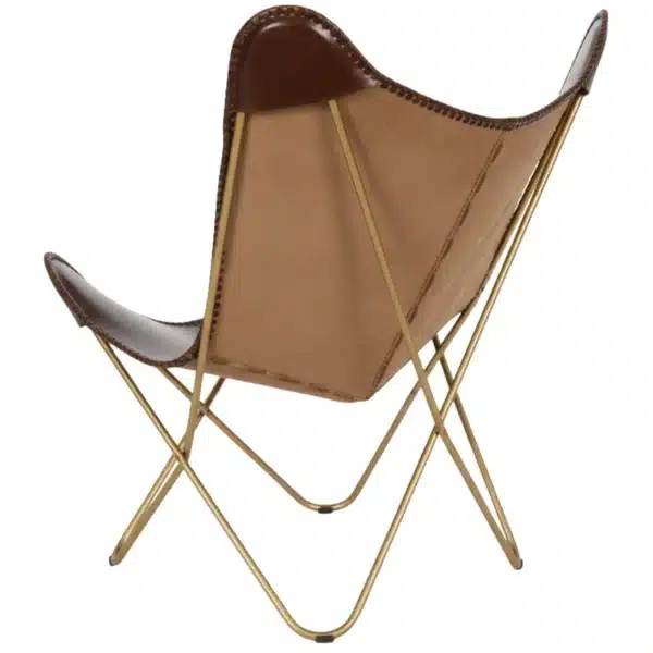 Leather Butterfly Chair - SAINT STAG