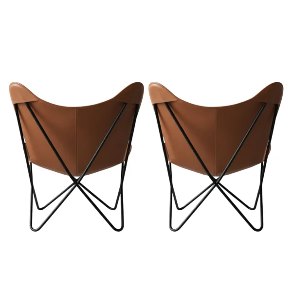 Leather Butterfly Chair - SAINT STAG