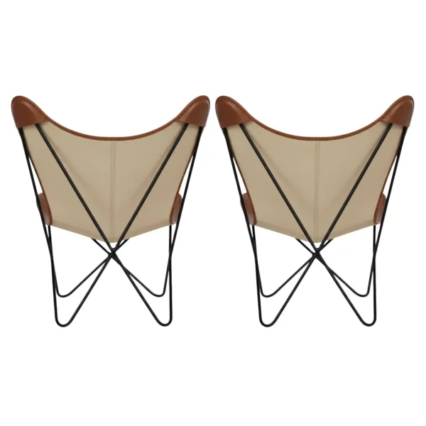 Leather Butterfly Chair - SAINT STAG