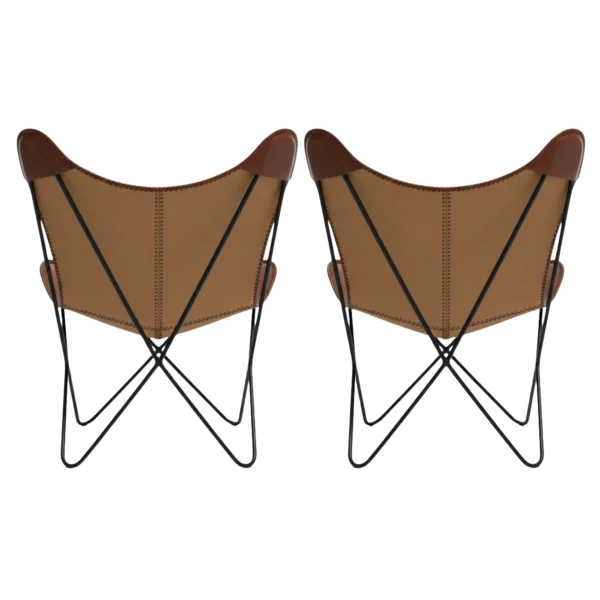 Leather Butterfly Chair - SAINT STAG