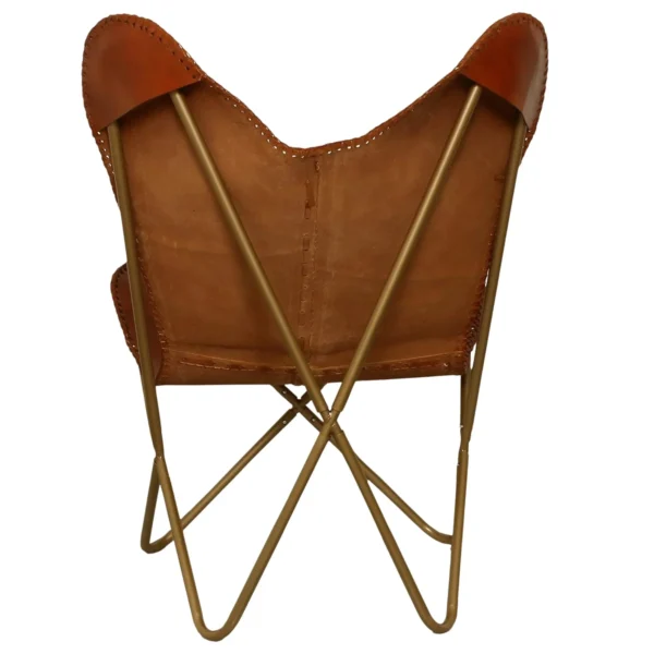 Leather Butterfly Chair - SAINT STAG