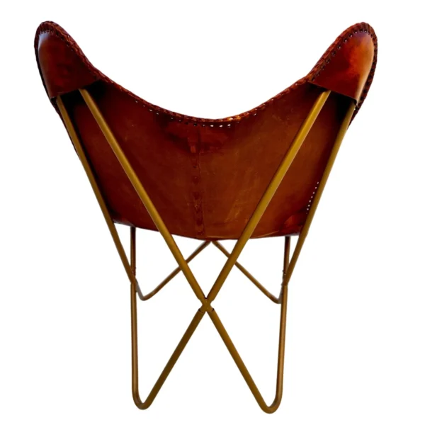 Leather Butterfly Chair - SAINT STAG