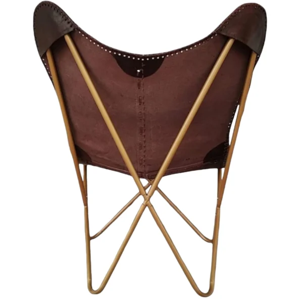 Leather Butterfly Chair - SAINT STAG