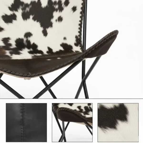 Leather Butterfly Chair - SAINT STAG