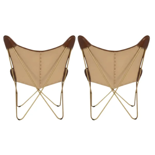 Leather Butterfly Chair - SAINT STAG