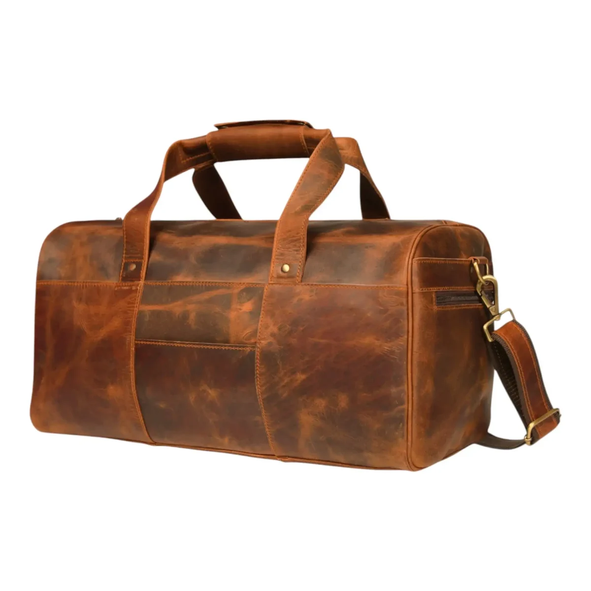 Leather Duffle Bag - SAINT STAG