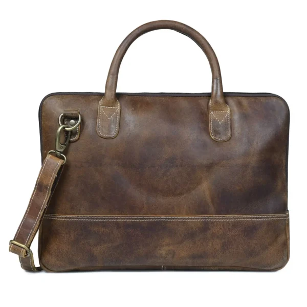 Leather Messener Bag - SAINT STAG