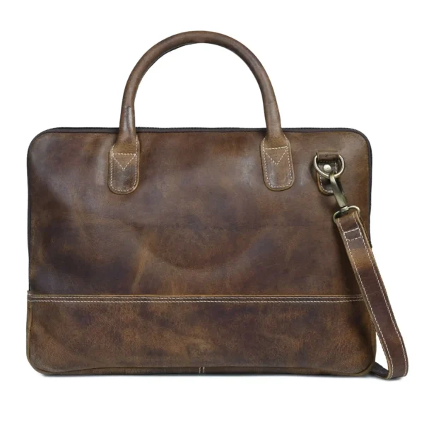 Leather Messener Bag - SAINT STAG
