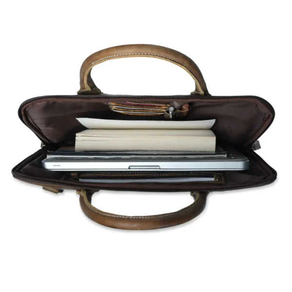 Leather Messener Bag - SAINT STAG
