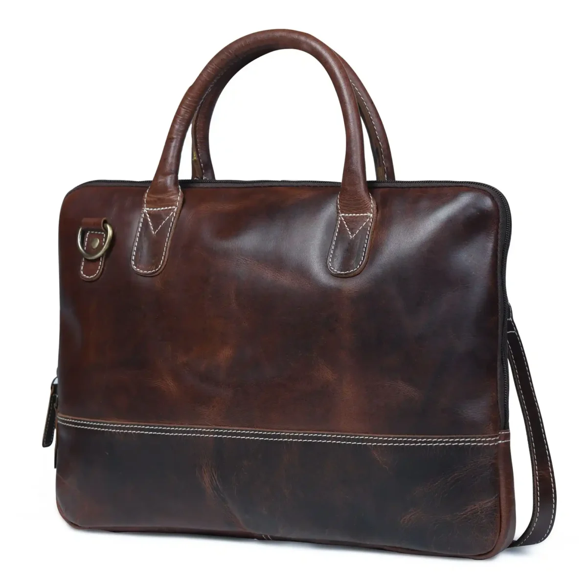 Leather Messener Bag - SAINT STAG