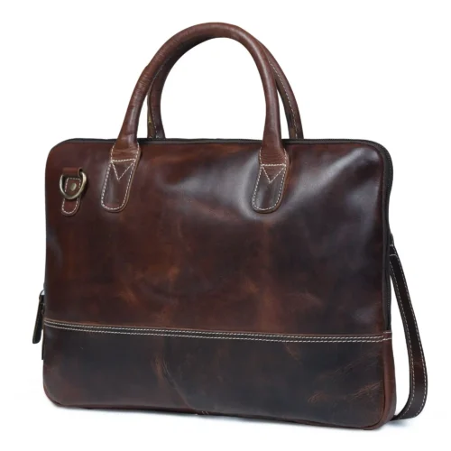 Leather Messener Bag - SAINT STAG