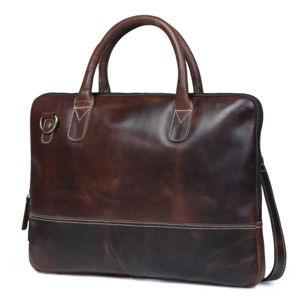 Leather Messener Bag - SAINT STAG