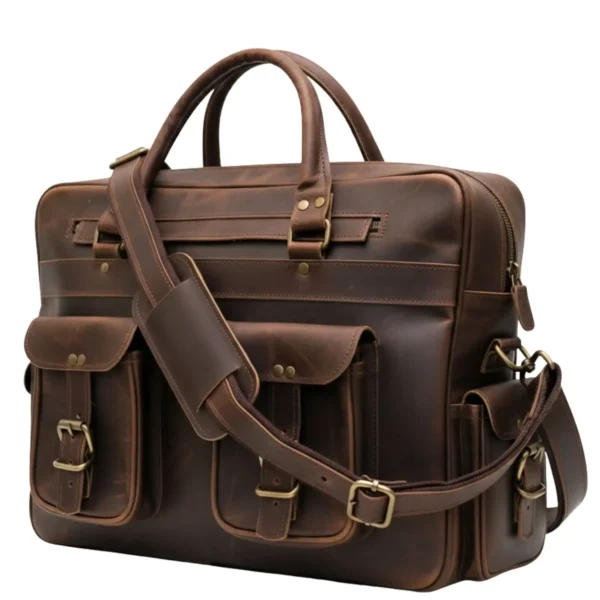 Leather Messenger Bag - SAINT STAG