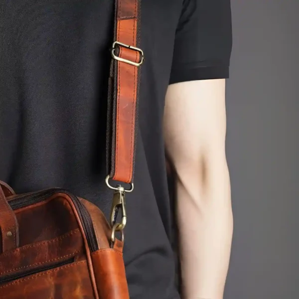 Leather Messenger Bag - SAINT STAG