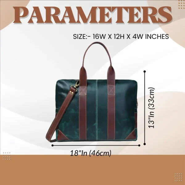 Leather Messenger Bag - SAINT STAG