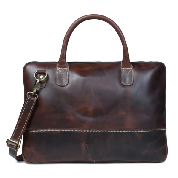 Leather Messener Bag - SAINT STAG