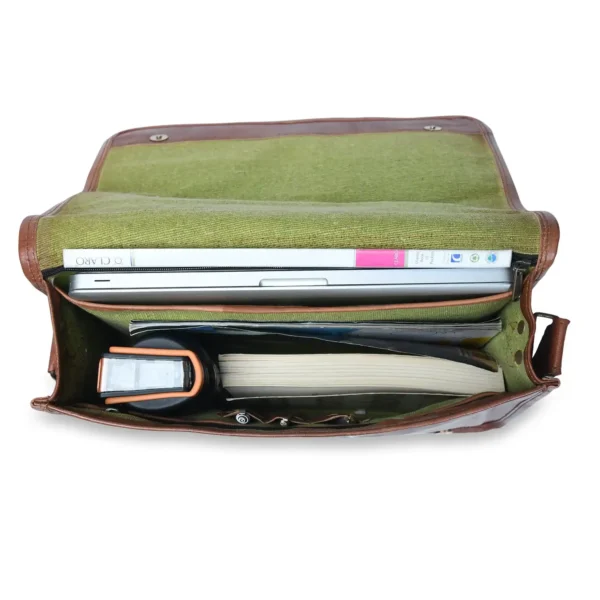 Leather Messenger Bag - SAINT STAG