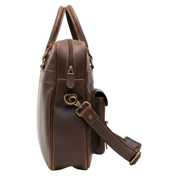 Leather Messenger Bag - SAINT STAG