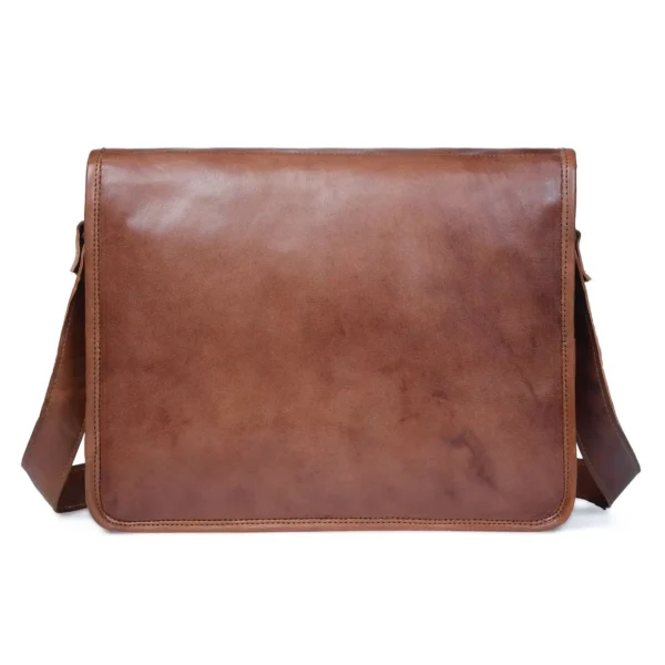 Leather Messenger Bag - SAINT STAG