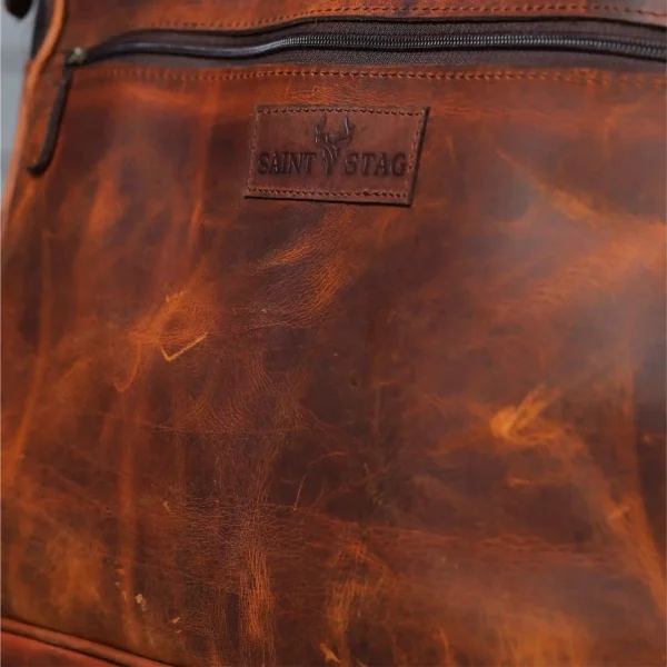 Leather Messenger Bag - SAINT STAG