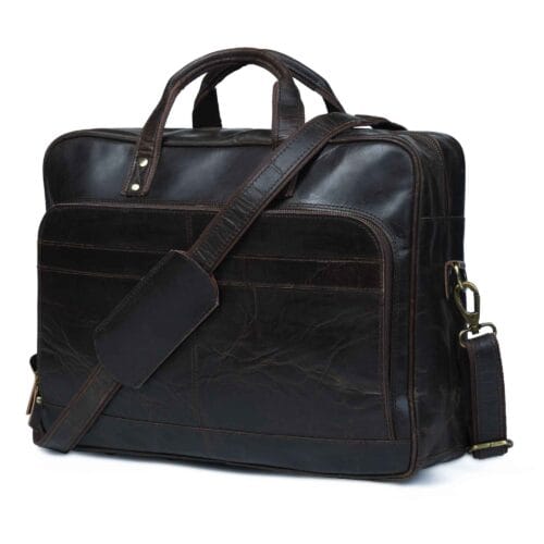 Leather Messenger Bag - SAINT STAG