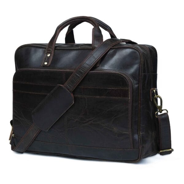 Leather Messenger Bag - SAINT STAG
