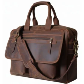 Leather Messenger Bag - SAINTSTAG
