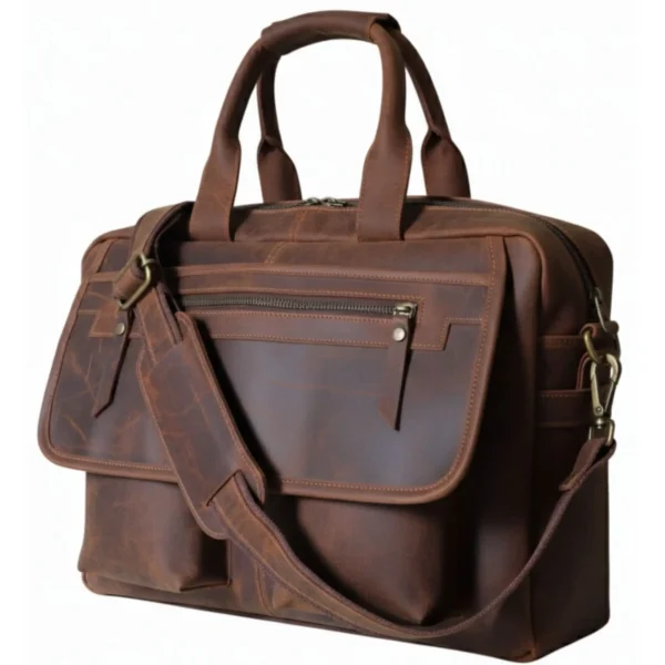 Leather Messenger Bag - SAINTSTAG