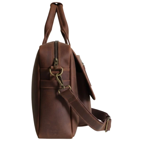 Leather Messenger Bag - SAINTSTAG