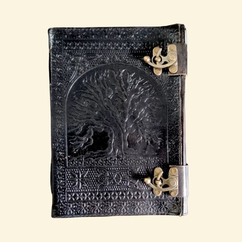 Midnight Obsidian Leather Journal