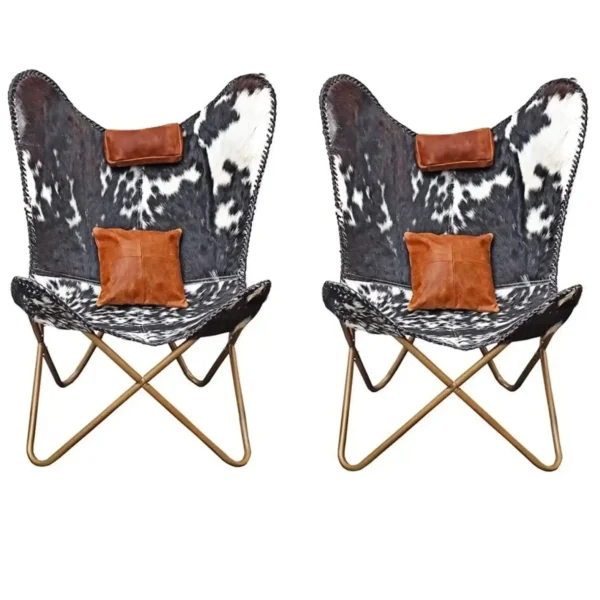 Leather Butterfly Chair - SAINT STAG