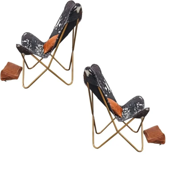 Leather Butterfly Chair - SAINT STAG