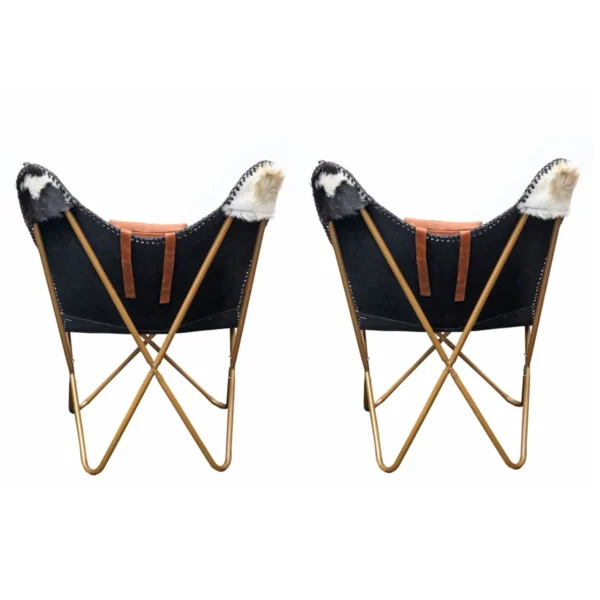Leather Butterfly Chair - SAINT STAG