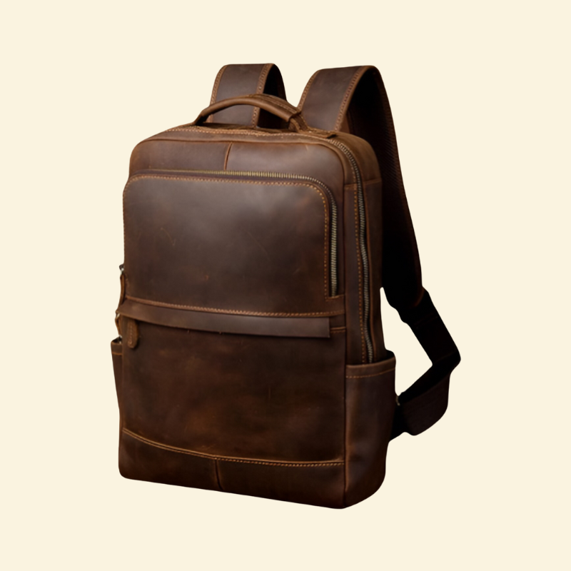 Urban Explorer Leather Backpack