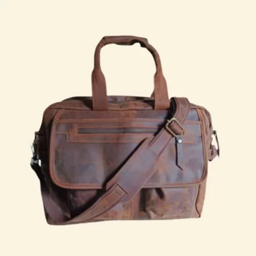 vintage explorer laptop carrier