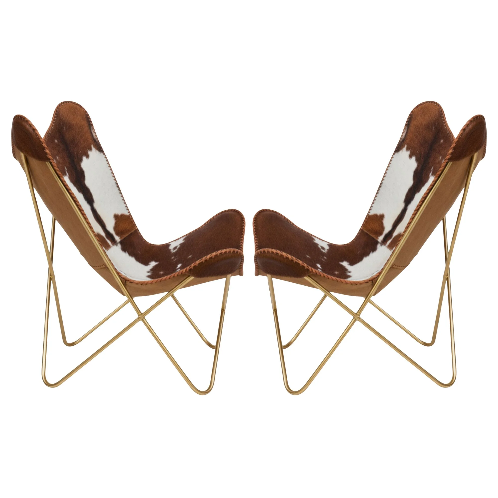 Leather Butterfly Chair - SAINT STAG