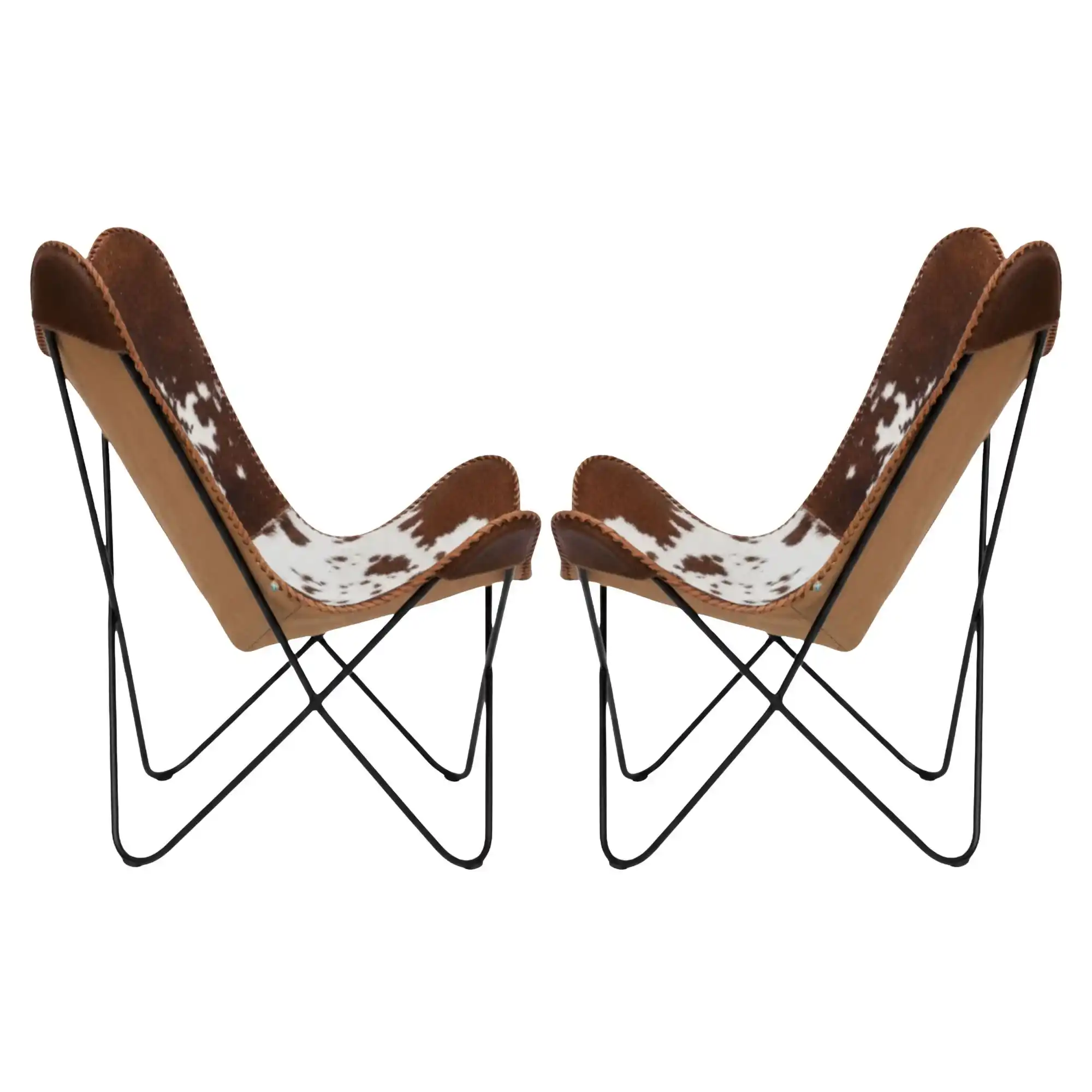Leather Butterfly Chair - SAINT STAG