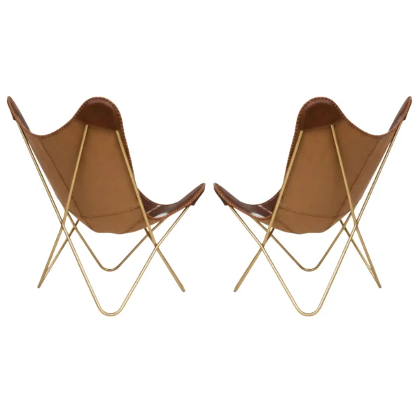 Leather Butterfly Chair - SAINT STAG