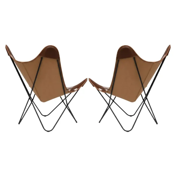 Leather Butterfly Chair - SAINT STAG