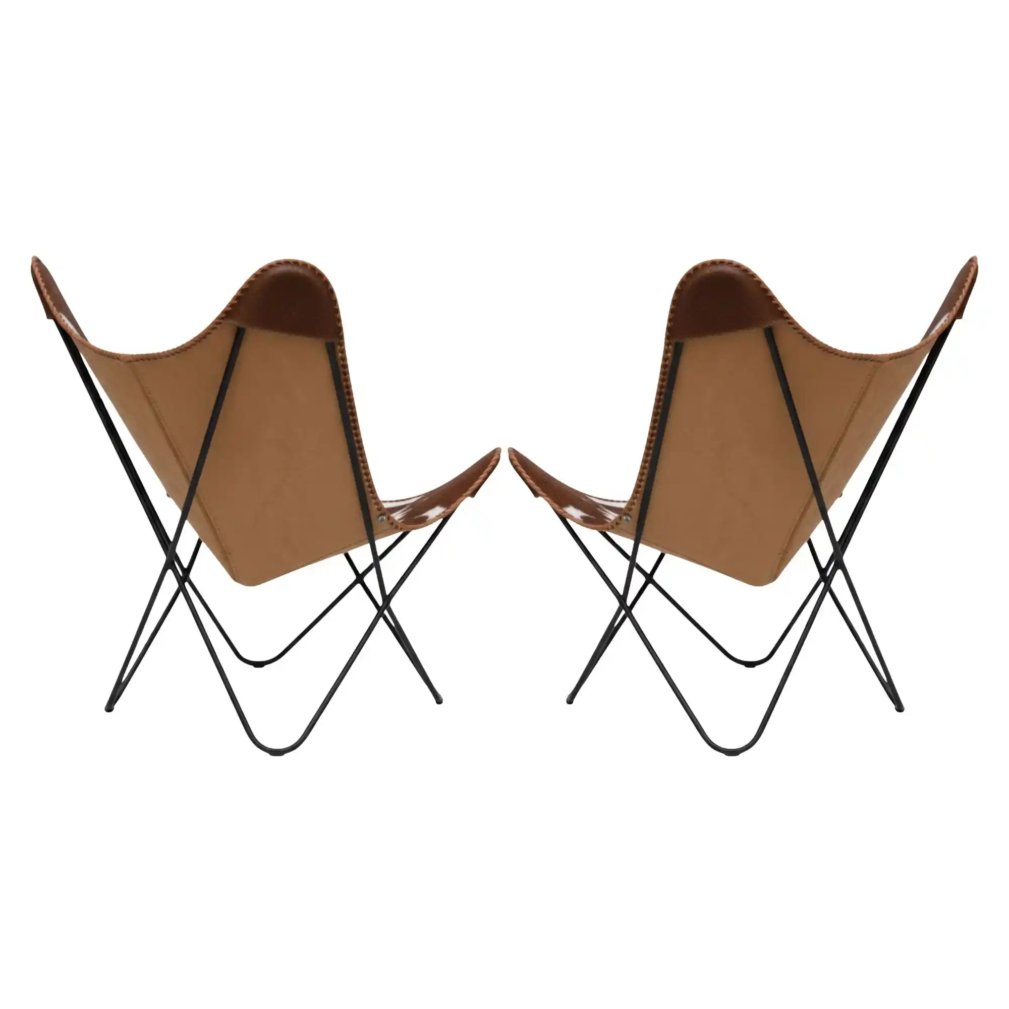 Leather Butterfly Chair - SAINT STAG