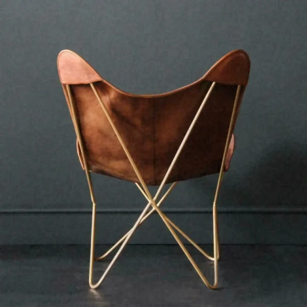 Leather Butterfly Chair - SAINT STAG