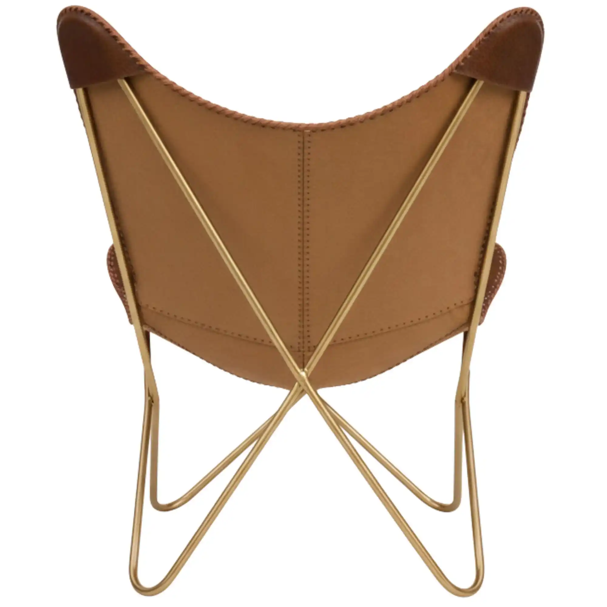 Leather Butterfly Chair - SAINT STAG