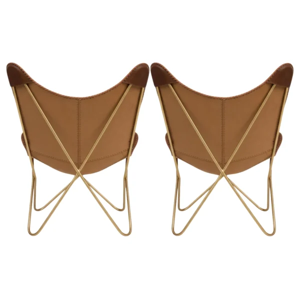Leather Butterfly Chair - SAINT STAG
