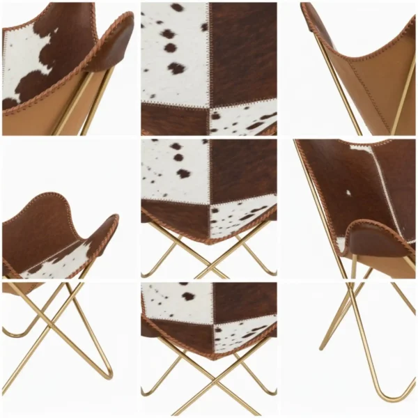 Leather Butterfly Chair - SAINT STAG