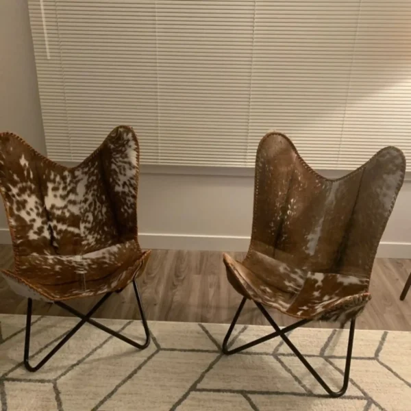 Leather Butterfly Chair - SAINT STAG
